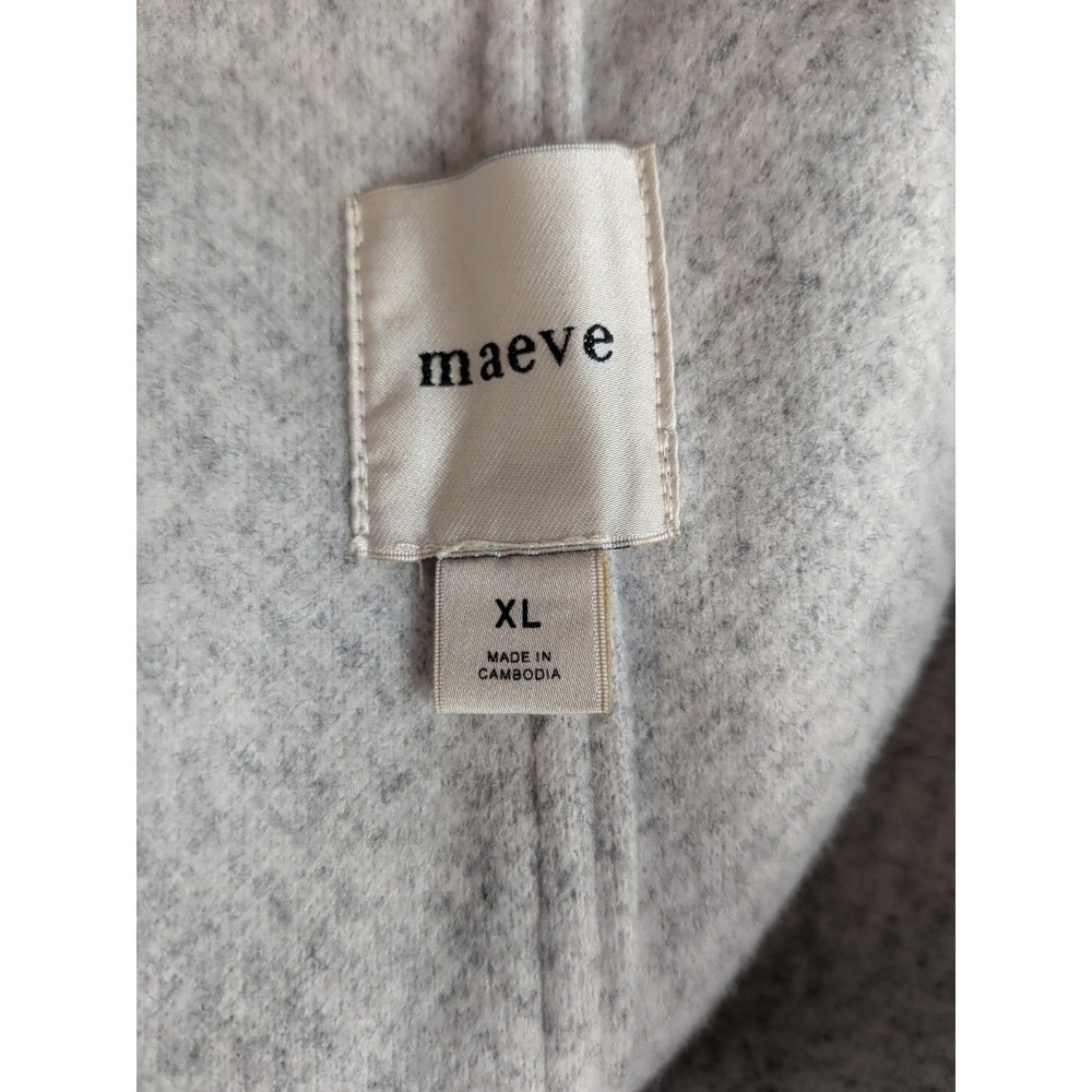 Anthropologie Maeve Chevron-Knit Car Coat - Picture 7 of 8